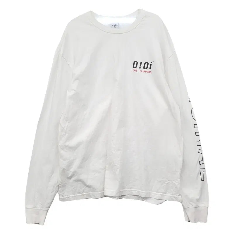 [BUNJANG] 5252 by OIOI White Long Sleeve T-Shirt L / 5252 오이오이 화이트 긴팔티 L