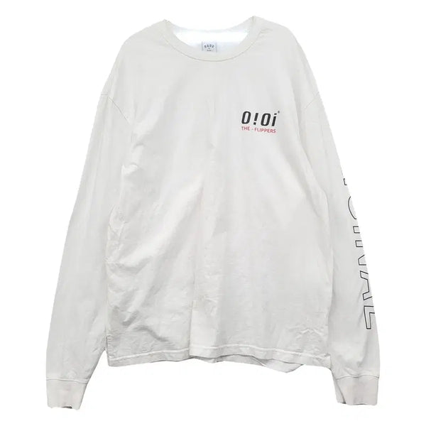 [BUNJANG] 5252 by OIOI White Long Sleeve T-Shirt L / 5252 오이오이 화이트 긴팔티 L