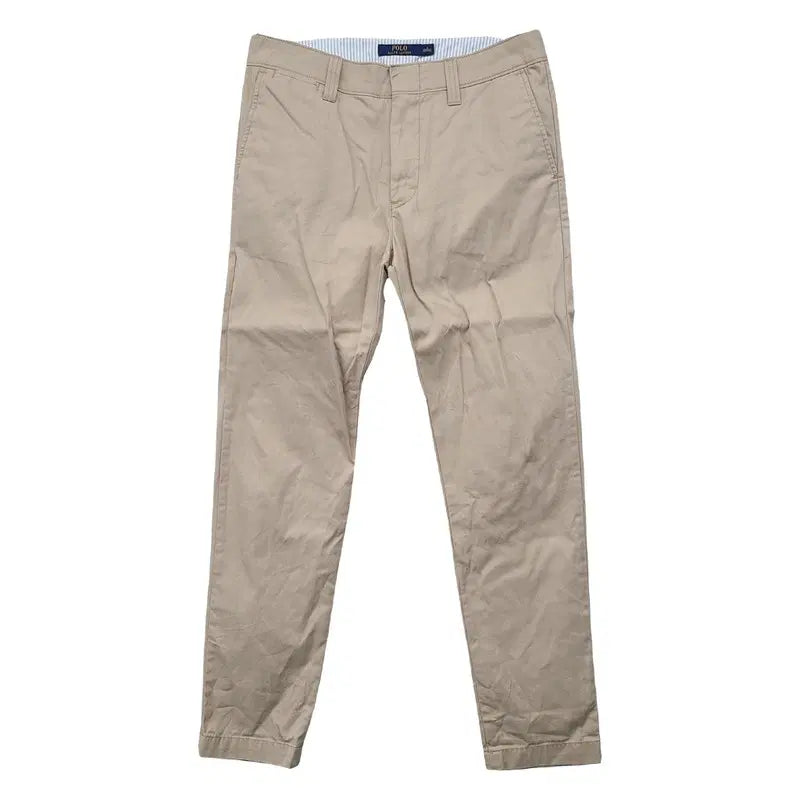 [BUNJANG] Polo Ralph Lauren Beige Cotton Pants Women's Size 4 (160/72A) / 폴로 랄프로렌 베이지 여자 면바지 4 160/72A