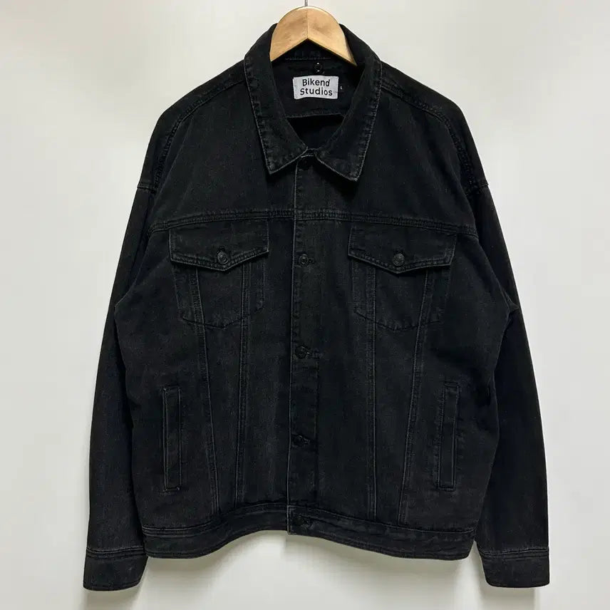 [BUNJANG] Baikend Studio Black Washed Denim Jacket (Men's L) / [남자 100~105]바이켄드스튜디오 블랙 워싱 데님자켓