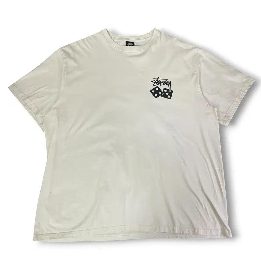 [BUNJANG] Stussy Dice Logo Pigment Short Sleeve T-Shirt XL / 스투시 다이스 로고 피그먼트 반팔티 XL
