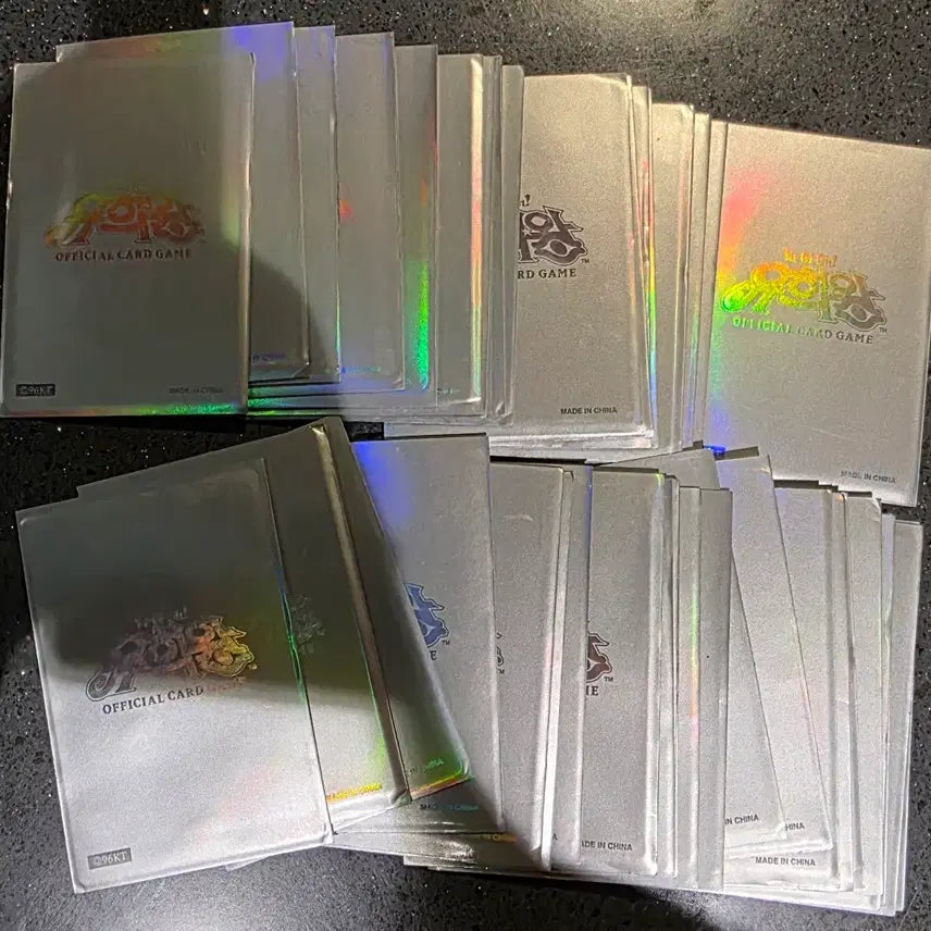 [BUNJANG] Yu-Gi-Oh! Card Sleeves (Silver, Hologram, 45-Count) / 유희왕 카드 슬리브 45매 md 실버