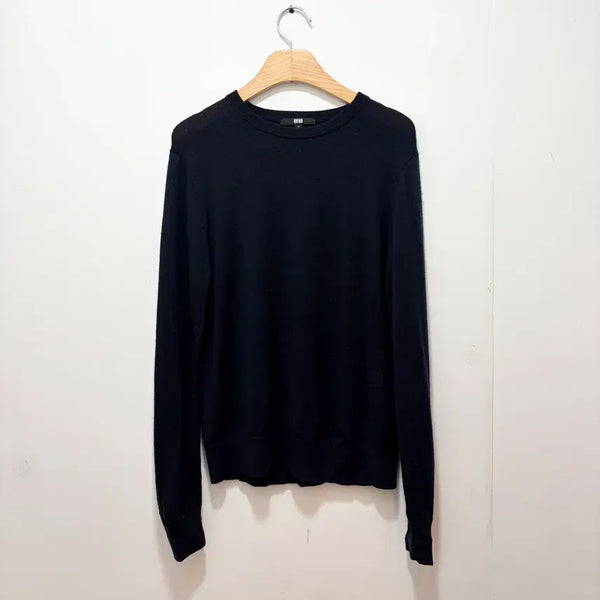 [BUNJANG] Uniqlo Merino Wool Knit Dark Navy (Women's M) / Uniqlo 유니클로 메리노 울 니트 다크네이비 (여성 M)