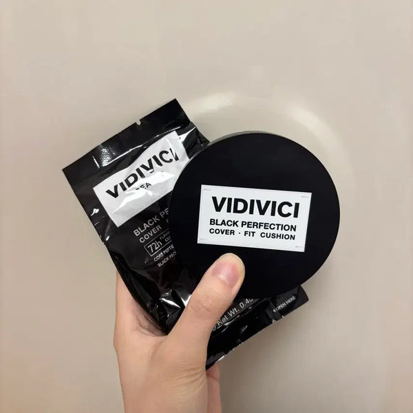 [BUNJANG] VIDIVICI Black Perfection Cover Fit Cushion SPF40 PA++ (17N Fair) - Base & Refill / 비디비치 블랙 퍼펙션 커버 핏 쿠션 17N 페어 본품 리필