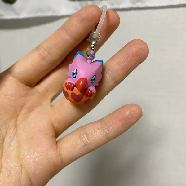 [BUNJANG] Digimon Adventure Piyomon Keyring / 디지몬어드벤쳐 피오몬 메지루시 키링
