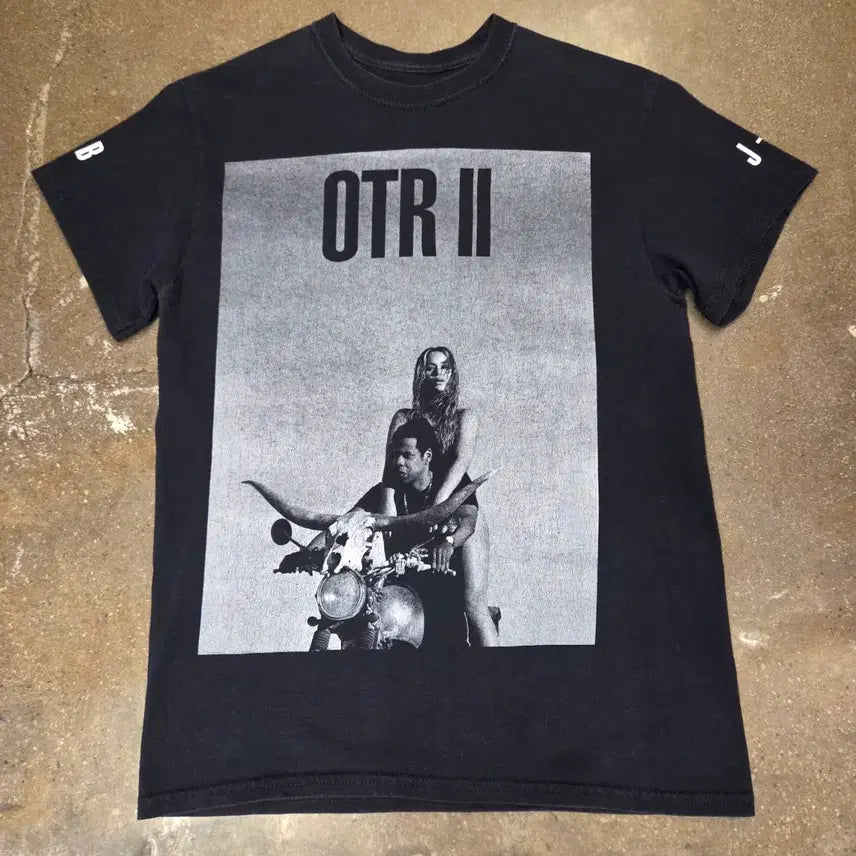 [BUNJANG] US Vintage OTR 2 Jay-Z & Beyoncé Printing T-Shirt / 미국빈티지 OTR 2 제이지 비욘세 프린팅 반팔티