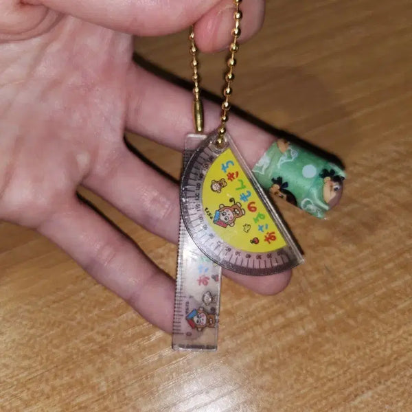 [BUNJANG] Monkey Chee Mini Ruler Set Gacha / 몽키치 미니 자 세트 가챠