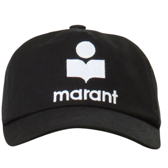 [BUNJANG] Isabel Marant Tyrone Baseball Cap Black Ecru / 이자벨마랑 타이론 볼캡 모자 블랙 에크루 CQ001