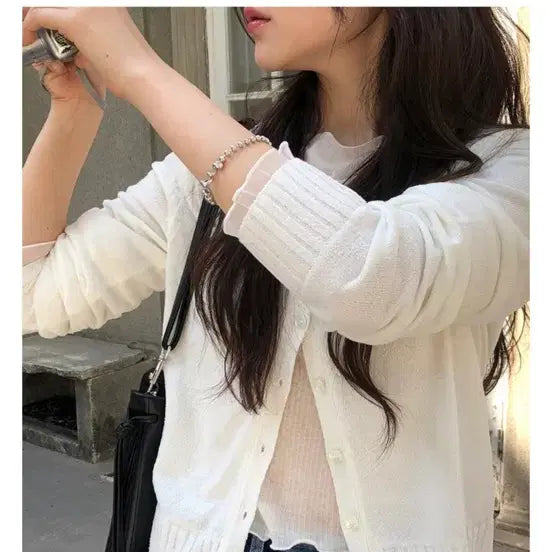 [BUNJANG] KindaBeige Pure Boucle Cardigan / 킨다베이지 퓨레 부클 가디건