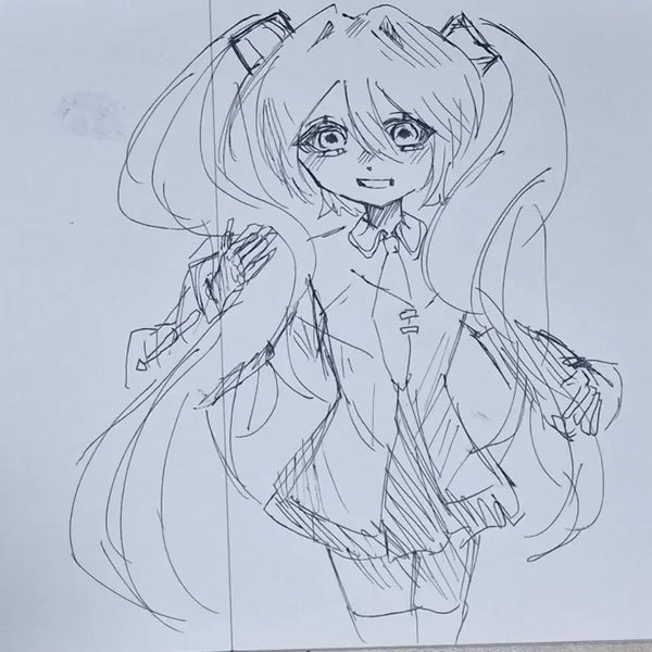 [BUNJANG] Custom Hand-Drawn Doodle Illustration Commission / 낙서 손그림 커미션