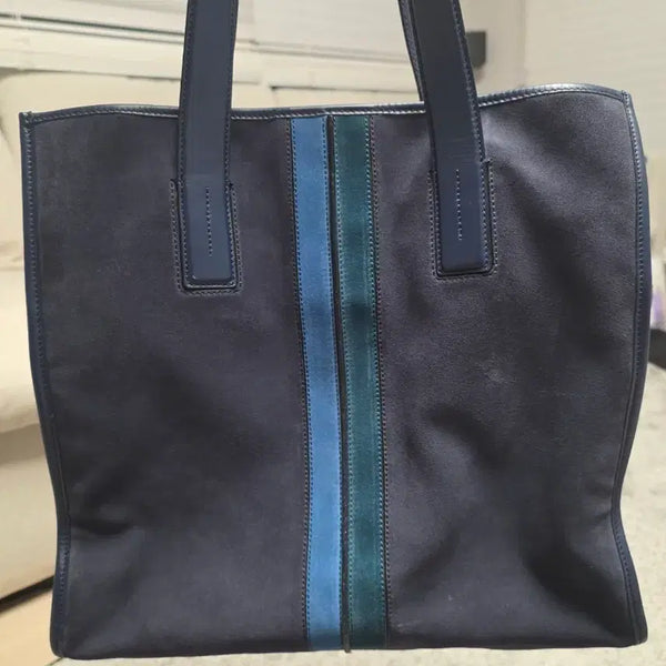 [BUNJANG] TOD'S Suede Script Tote Bag / TOD'S 토즈 스웨이드 스크립트 토트백
