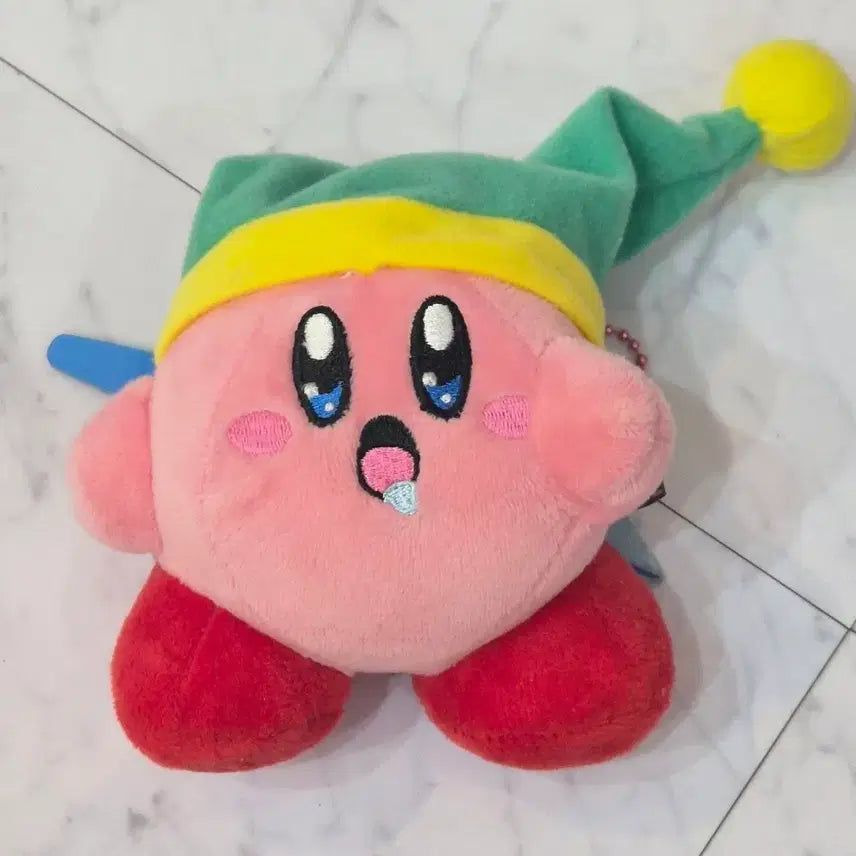 [BUNJANG] Kirby Sword Kirby Drooling Plush Toy / 침흘리는 별의커비 인형 소드커비