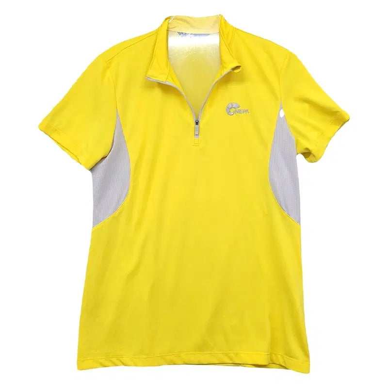 [BUNJANG] NEPA Yellow Collar T-Shirt Size 95 / 네파 옐로우 카라티 95