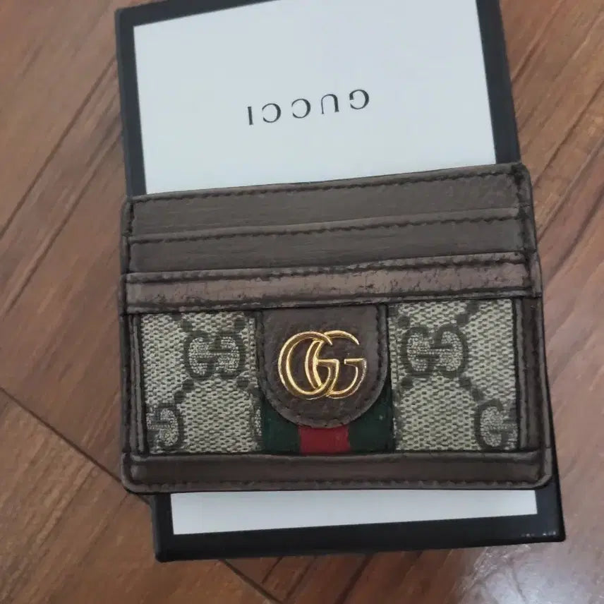 [BUNJANG] Gucci GG Supreme Card Holder / 구찌 카드지갑 GG 수프림