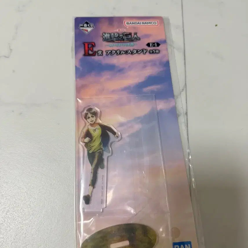 [BUNJANG] Attack on Titan Eren Yeager Ichiban Kuji E Prize Acrylic Stand (Sealed) / (미개봉) 진격의 거인 제일복권 E상 에렌 예거