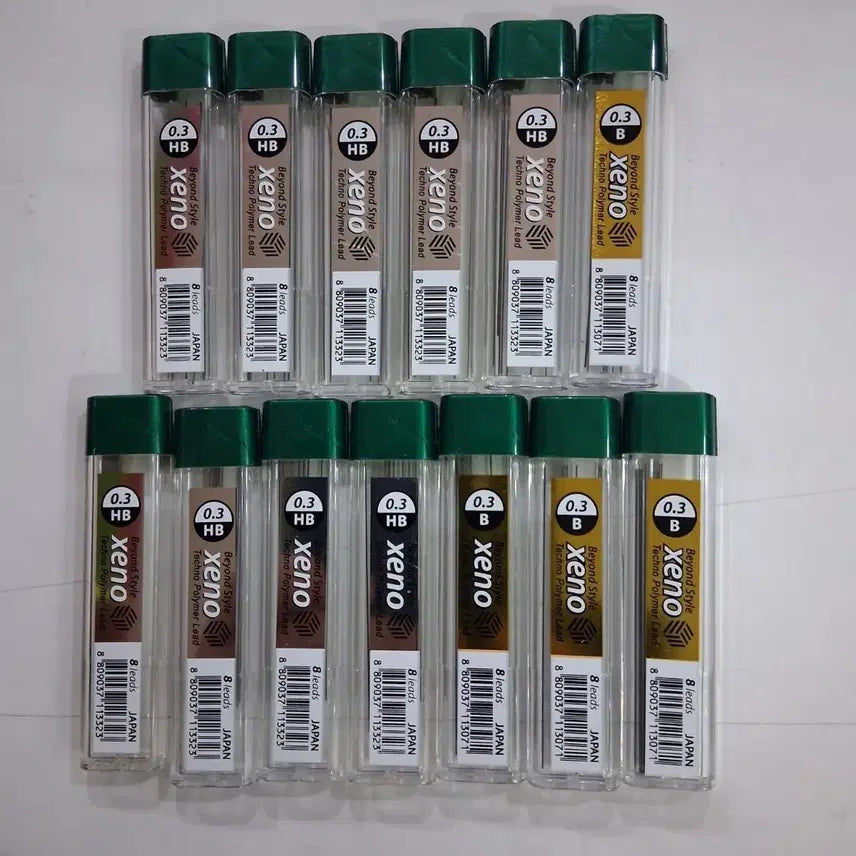 [BUNJANG] Zeno Mechanical Pencil Lead 0.3 HB/B (13 pcs) / 제노 샤프심 0.3 HB/B  13개