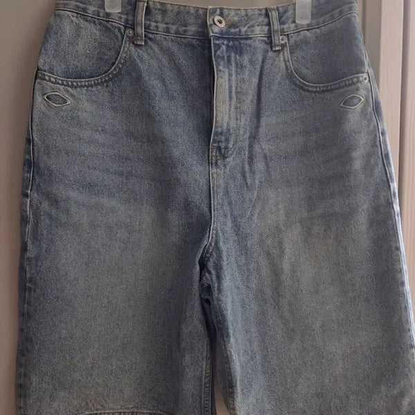 [BUNJANG] Maschiff Bermuda Denim Light Blue M / 마스치프 버뮤다 데님 라이트블루 M
