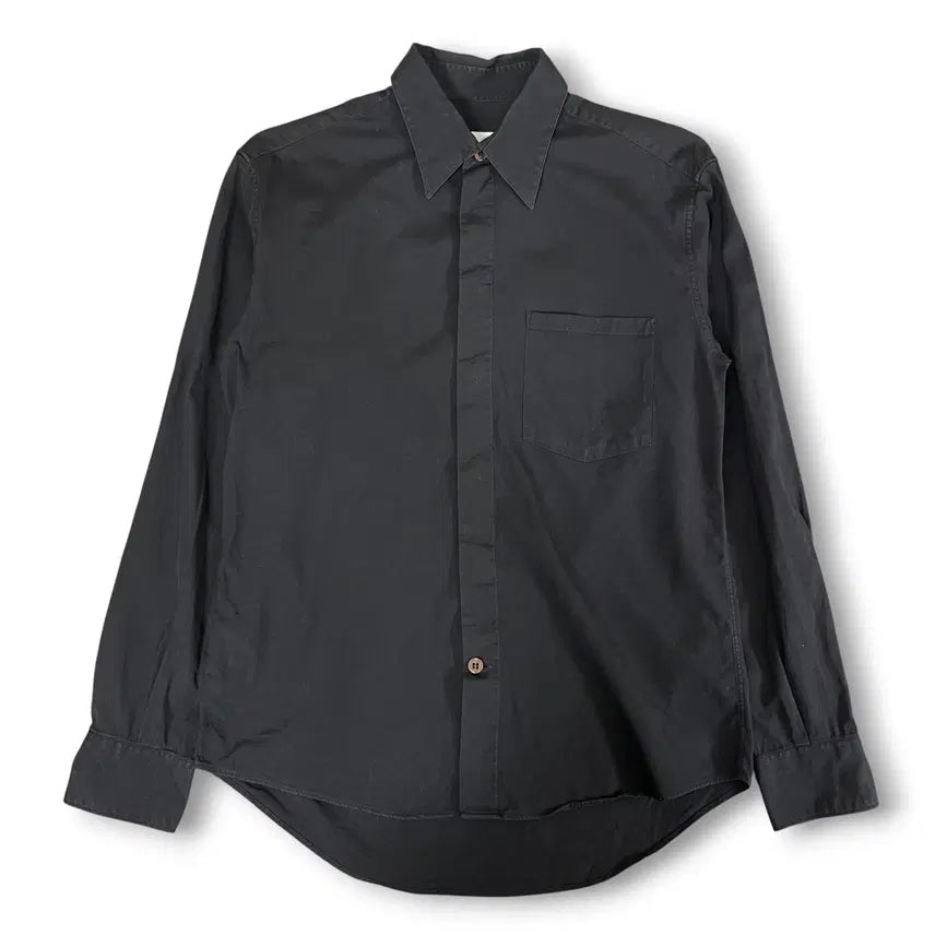 [BUNJANG] Vintage 90s-00s Black Classic Button-Up Shirt / (95) 90-00s 헬 무트 랭 빈티지 클래식 블랙 셔츠