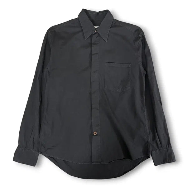 [BUNJANG] Vintage 90s-00s Black Classic Button-Up Shirt / (95) 90-00s 헬 무트 랭 빈티지 클래식 블랙 셔츠