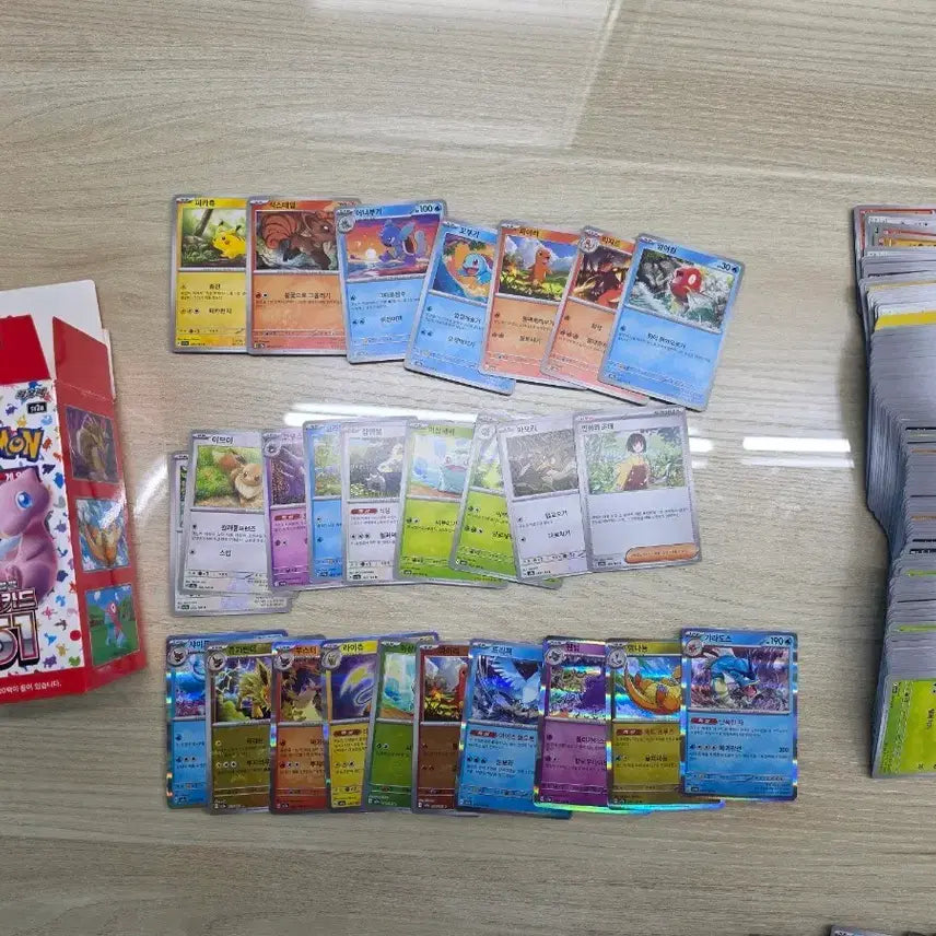 [BUNJANG] Pokemon 151 Card Set Bundle with Holo & Pokeball Cards / 포켓몬 151카드 정리 [홀로&몬볼 포함 일괄]