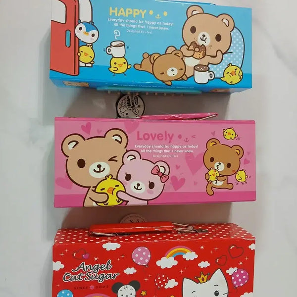 [BUNJANG] Vintage Combination Lock Pencil Case / 고전문구 비밀지함필통