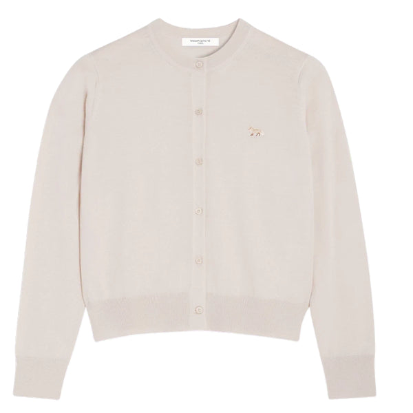 [BUNJANG] Maison Kitsuné Baby Fox Patch Regular Fit Cardigan / 메종 키츠네 여자 베이비 폭스 패치 레귤러 가디건 마블