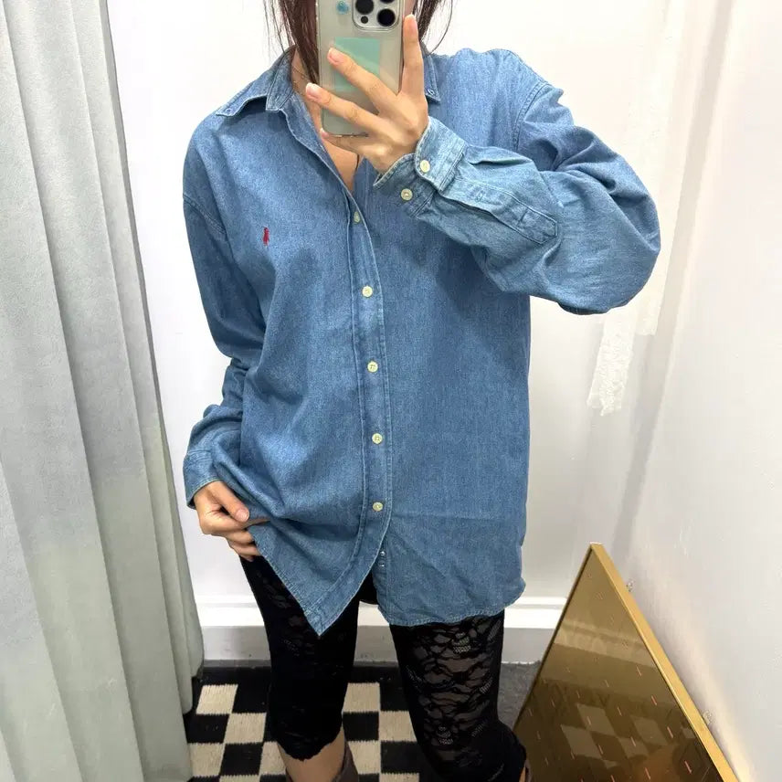 [BUNJANG] Polo Ralph Lauren Denim Shirt / 폴로 데님 셔츠