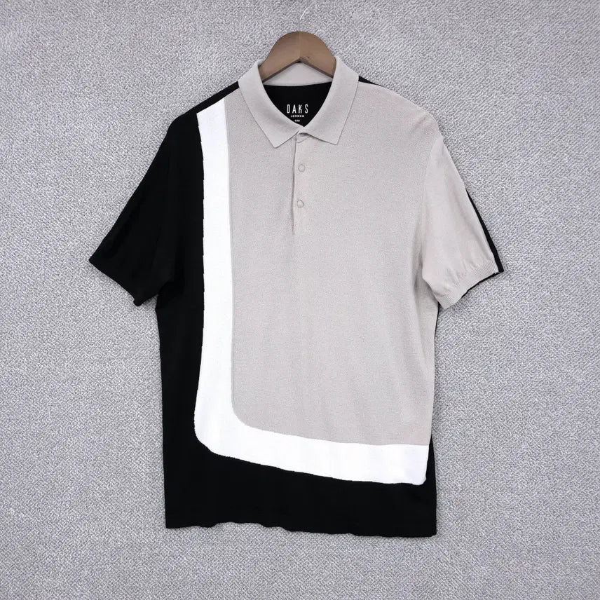 [BUNJANG] DAKS Golf 21SS Men's Rayon PK Short Sleeve T-Shirt / 닥스[DAKS] 골프 21SS 남성 [쫀쫀 신축성] 레이온 PK 반팔 티셔츠 100