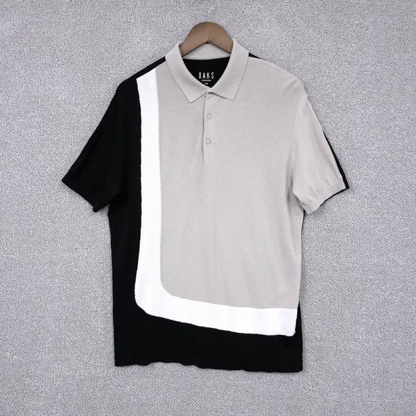 [BUNJANG] DAKS Golf 21SS Men's Rayon PK Short Sleeve T-Shirt / 닥스[DAKS] 골프 21SS 남성 [쫀쫀 신축성] 레이온 PK 반팔 티셔츠 100