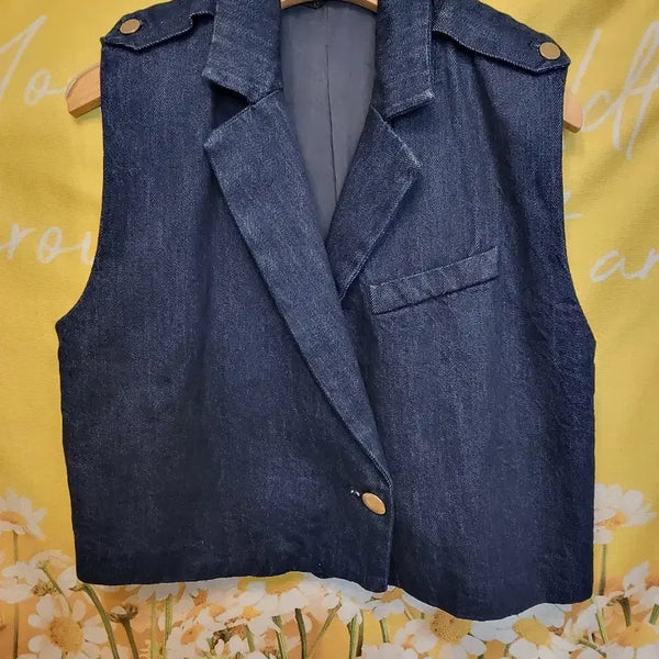 [BUNJANG] Zara Denim Vest / 28M]        자라 데님 베스트 조끼