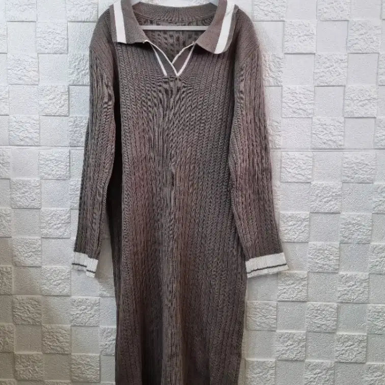 [BUNJANG] Ribbed Long Dress / 롱 원피스