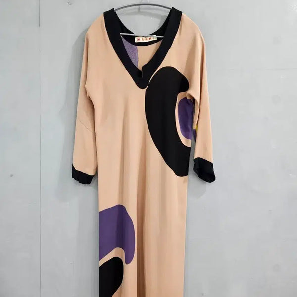 [BUNJANG] Marni 100% Silk Pattern Dress Size 40 / 마르니 실크100 패턴 원피스 40