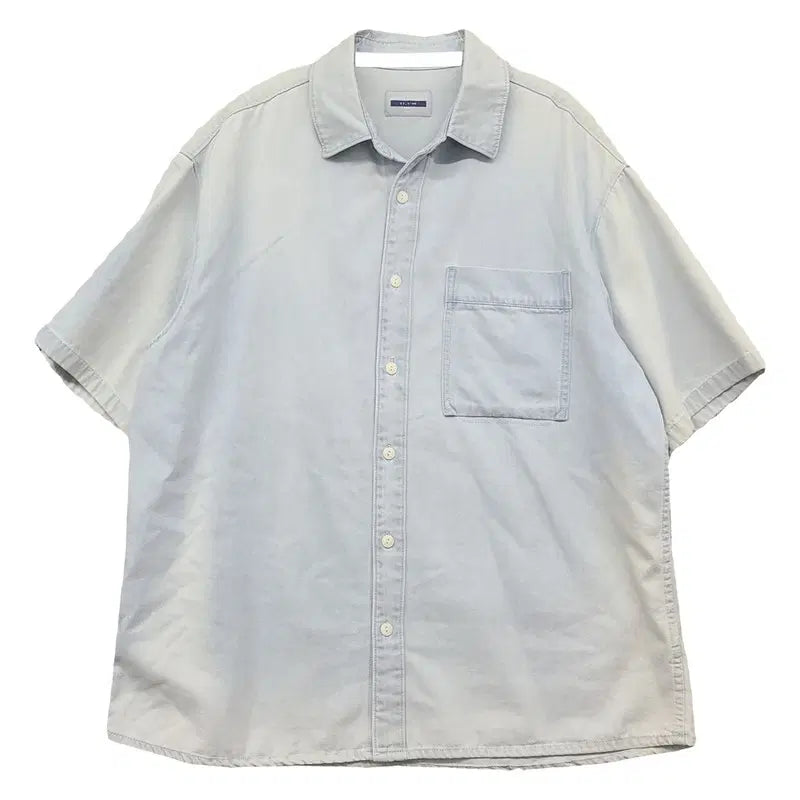 [BUNJANG] Mind Bridge Washing Light Blue Shirt 105 / 마인드브릿지 워싱 라이트 블루 셔츠 105