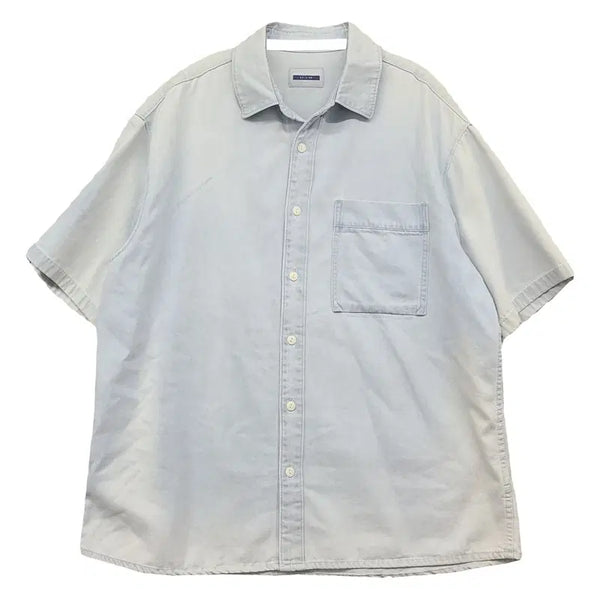[BUNJANG] Mind Bridge Washing Light Blue Shirt 105 / 마인드브릿지 워싱 라이트 블루 셔츠 105