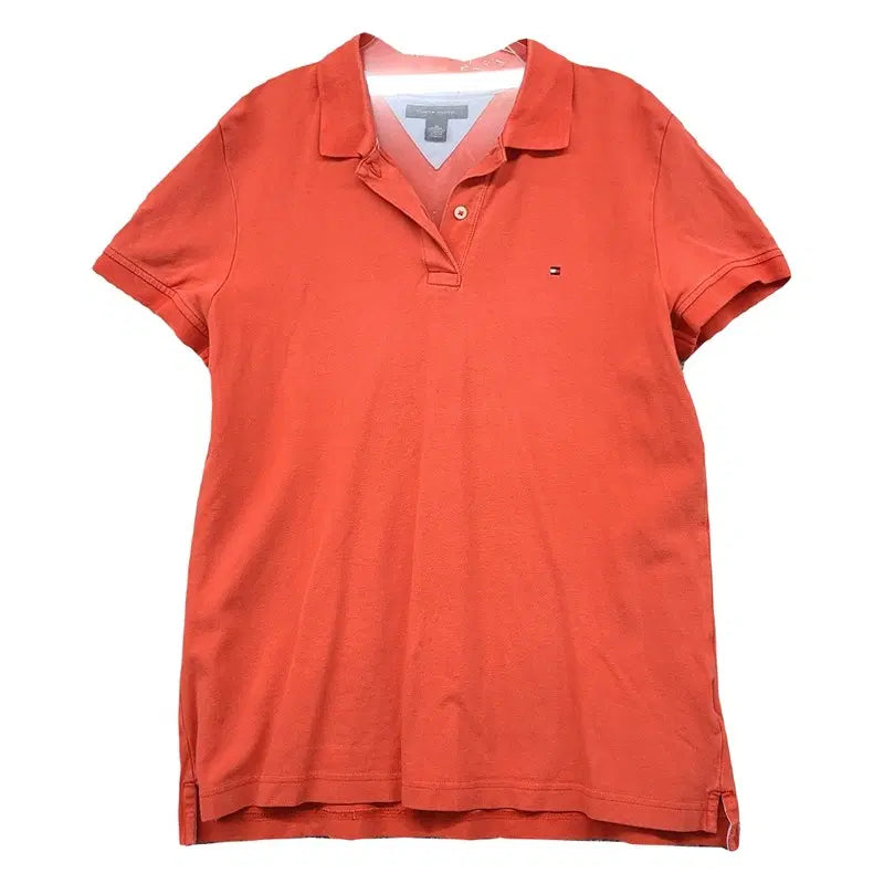 [BUNJANG] Tommy Hilfiger Coral Women's Half-Sleeve Polo Shirt M / 타미힐피거 코랄 여자 반팔 카라티 M