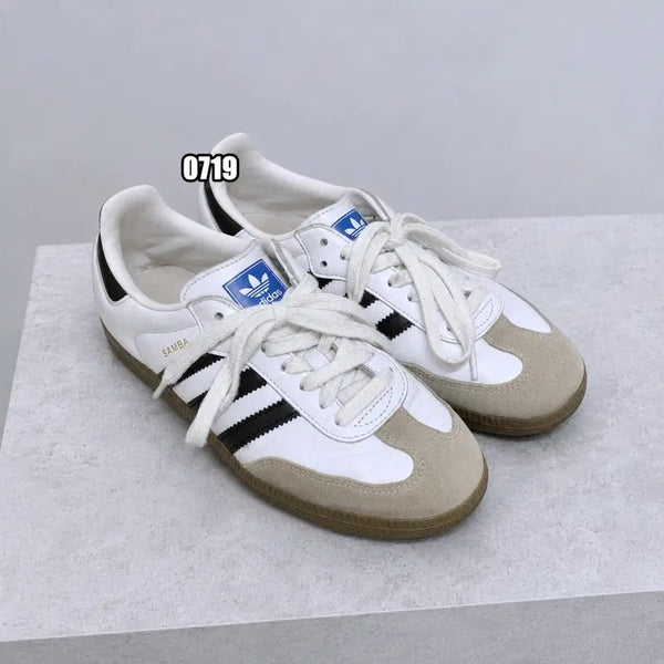 [BUNJANG] Adidas Samba OG Cloud White Core Black / 235) 아디다스 삼바 OG 클라우드 화이트 코어 블랙