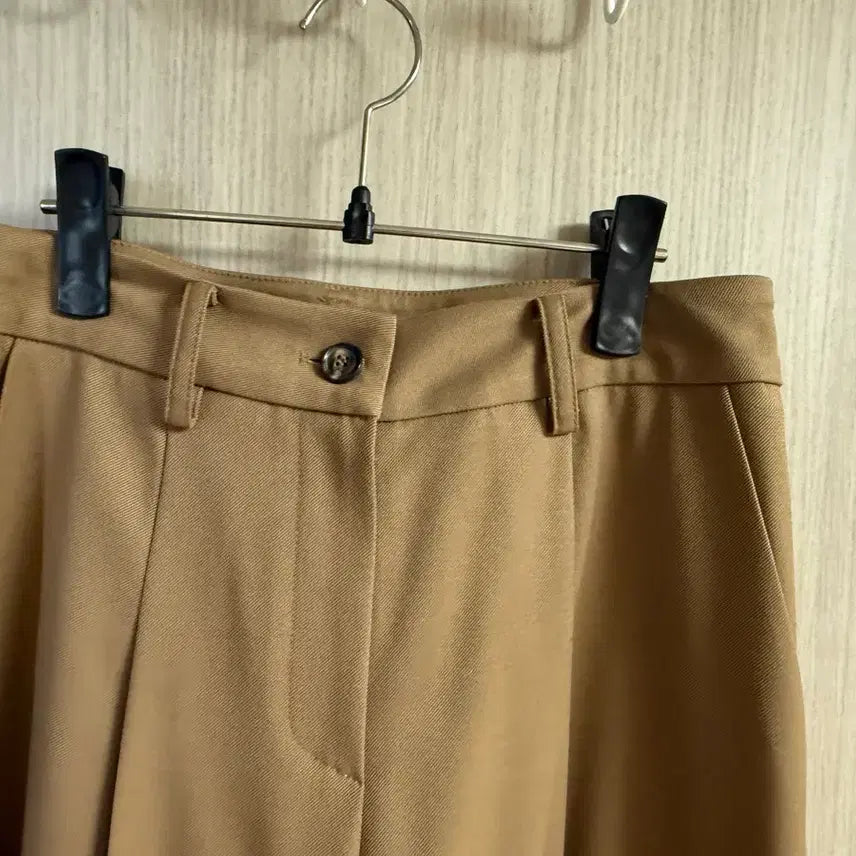 [BUNJANG] Yumeru Camel Wide Fit Slacks - Size 2 / 유메르 umer 가을 슬랙스 카멜 2 사이즈