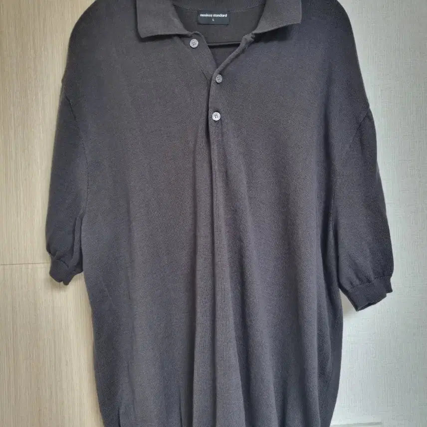 [BUNJANG] Muthandard Supima Cotton Collar Knit (L) / 무탠다드 수피마 코튼 카라니트(L)