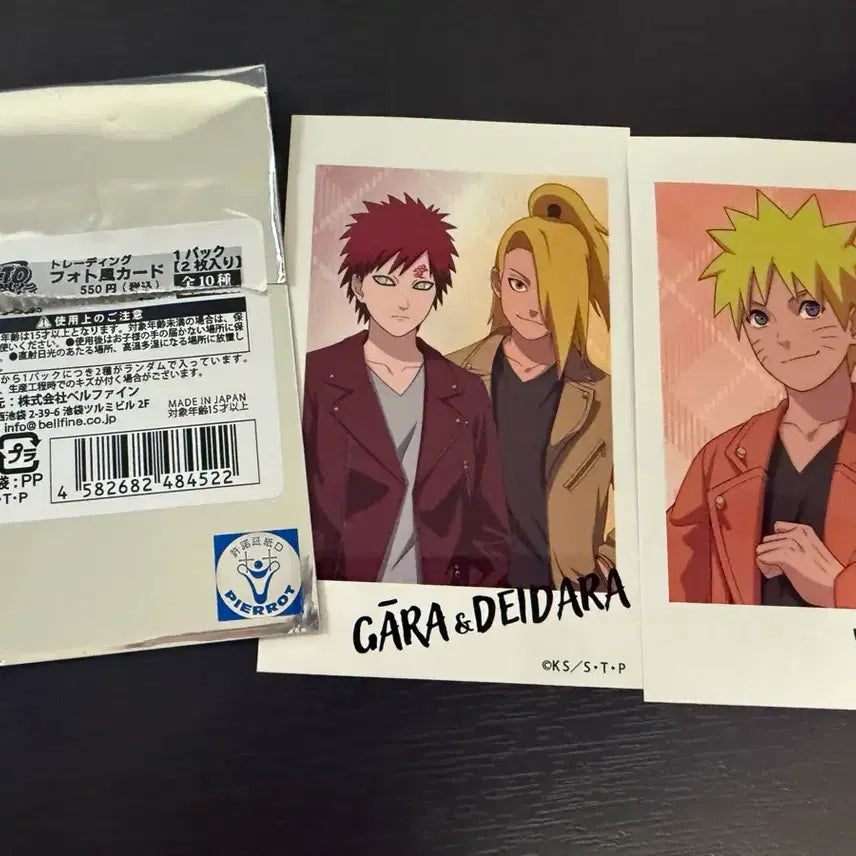[BUNJANG] Naruto Shippuden Photopop Card Gaara Deidara Naruto / 나루토 질풍전 포토풍카드 가아라 데이다라 나루토
