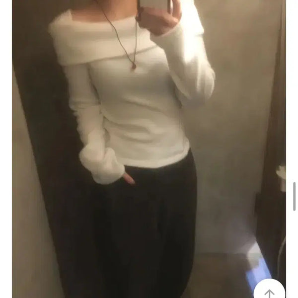 [BUNJANG] Mute Open Shoulder Top / 뮤트 오픈 숄더
