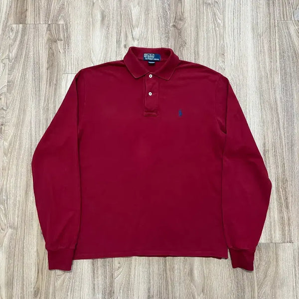 [BUNJANG] Polo Ralph Lauren PK T-Shirt Red / 폴로 랄프로렌 PK 티셔츠 100