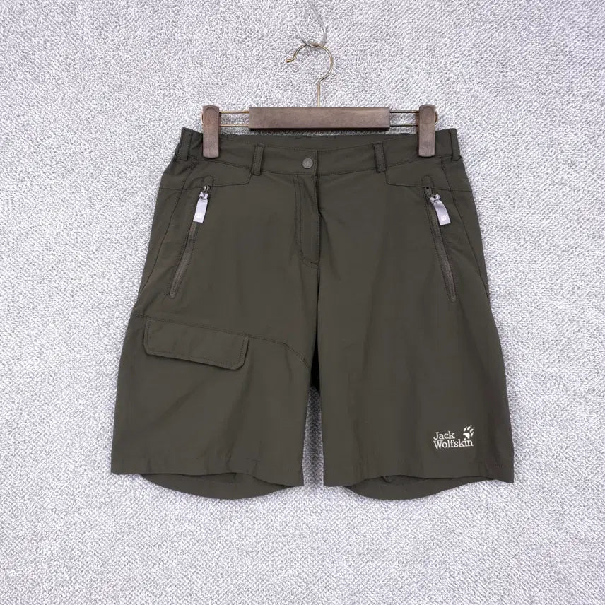 [BUNJANG] Jack Wolfskin Women's Pocket Span Functional Shorts / 잭울프스킨 여성 [독일 아웃도어 등산] 포켓 스판 기능성 반바지 28-29