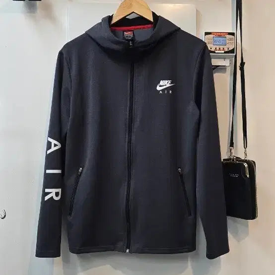 [BUNJANG] Nike Air Vintage Team Tab Fleece Hooded Zip-Up Jacket (Charcoal) / 새상품급 M] 나이키 에어 빈티지 팀탭 플리스 후드집업 (차콜)