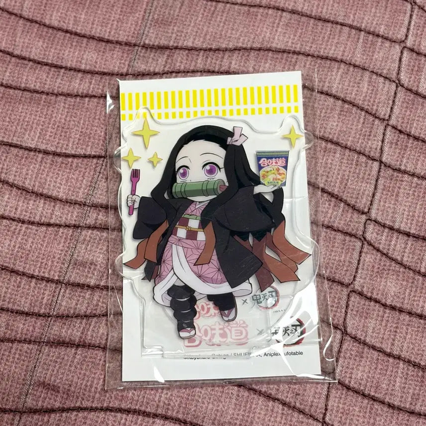 [BUNJANG] Demon Slayer Nezuko NISSIN Limited Rare Acrylic Stand / 귀멸의칼날 닛신 네즈코 아크릴 닛신한정 희귀아크릴