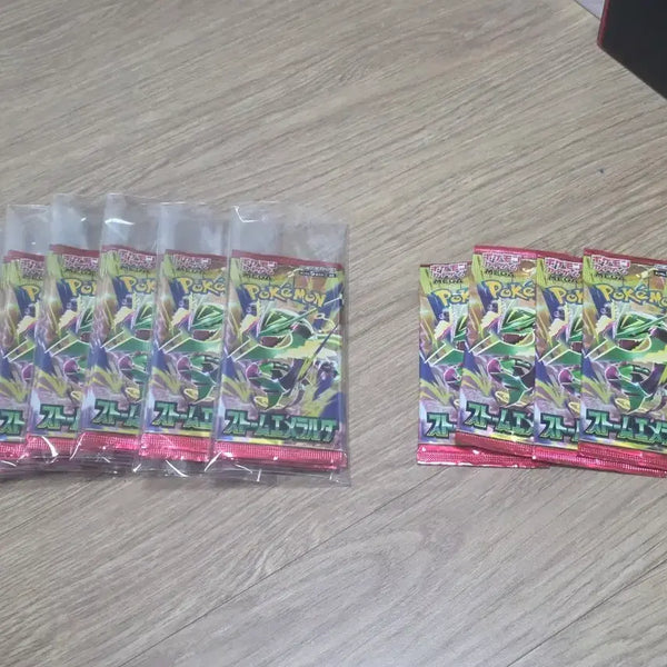 [BUNJANG] Pokémon TCG Emerald Storm Booster Packs (34) / 에메랄드스톰 일판 서치팩 34개