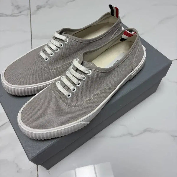 [BUNJANG] Thom Browne Dark Grey Heritage Sneakers (Size 275-280) / 톰브라운 다크 그레이 헤리티지 스니커즈 275-280