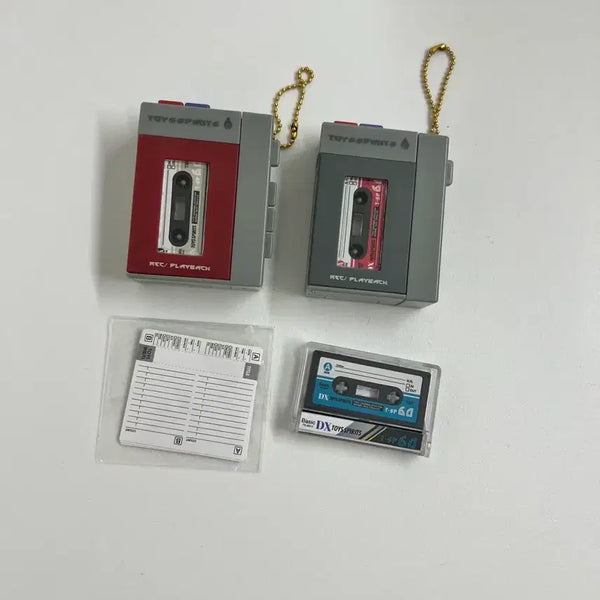 [BUNJANG] Walkman Cassette Tape Gacha Keyring / 워크맨 카세트테이프 가챠 키링
