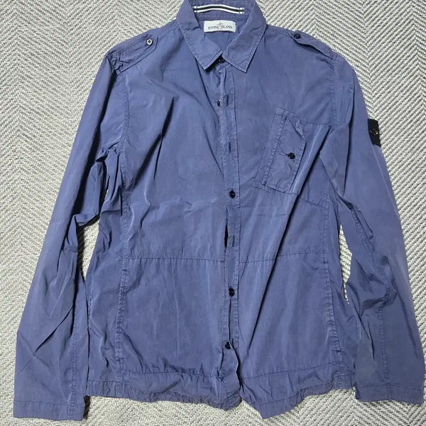 [BUNJANG] Stone Island Nylon Pocket Overshirt / 스톤아일랜드 나일론 포켓 오버셔츠 L