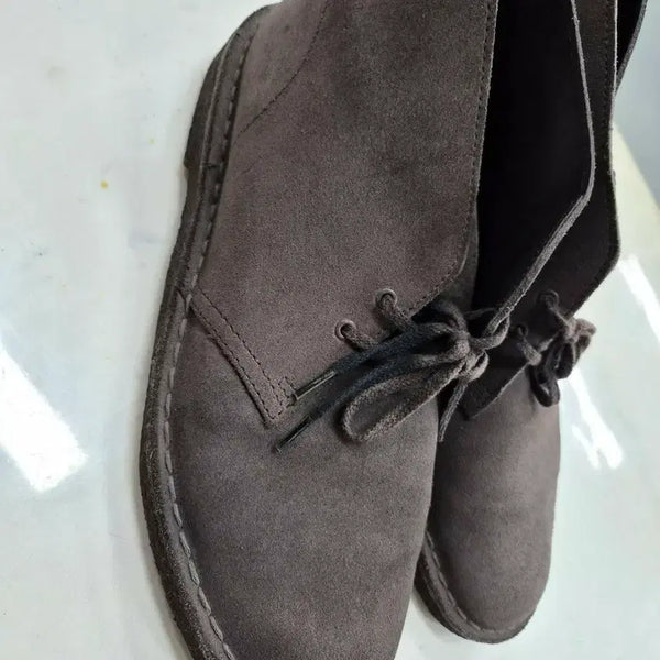 [BUNJANG] Clarks Desert Boots Dark Brown Suede US 10 / 클락스 데저트 부츠 다크 브라운 스웨이드 270