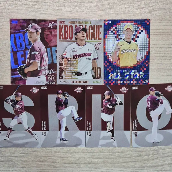 [BUNJANG] Kiwoom Heroes 2026 KBO Player Photocard Bundle Set (29 pcs) / (일괄판매) 2026 kbo포토카드 키움 29장